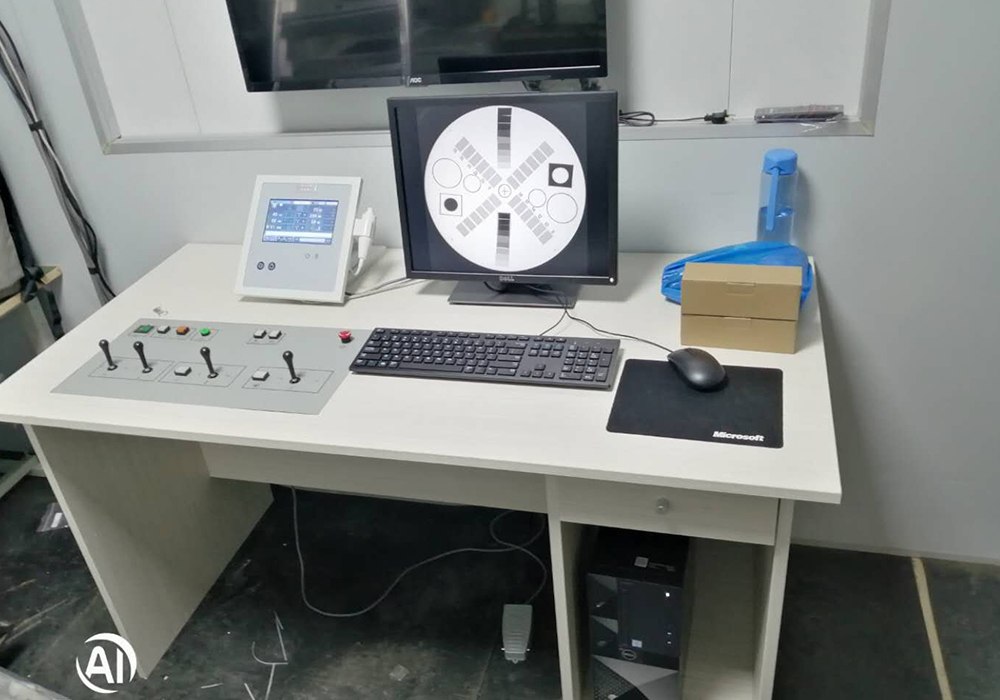 华锐工业X光机在深圳银星联盟现场安装图